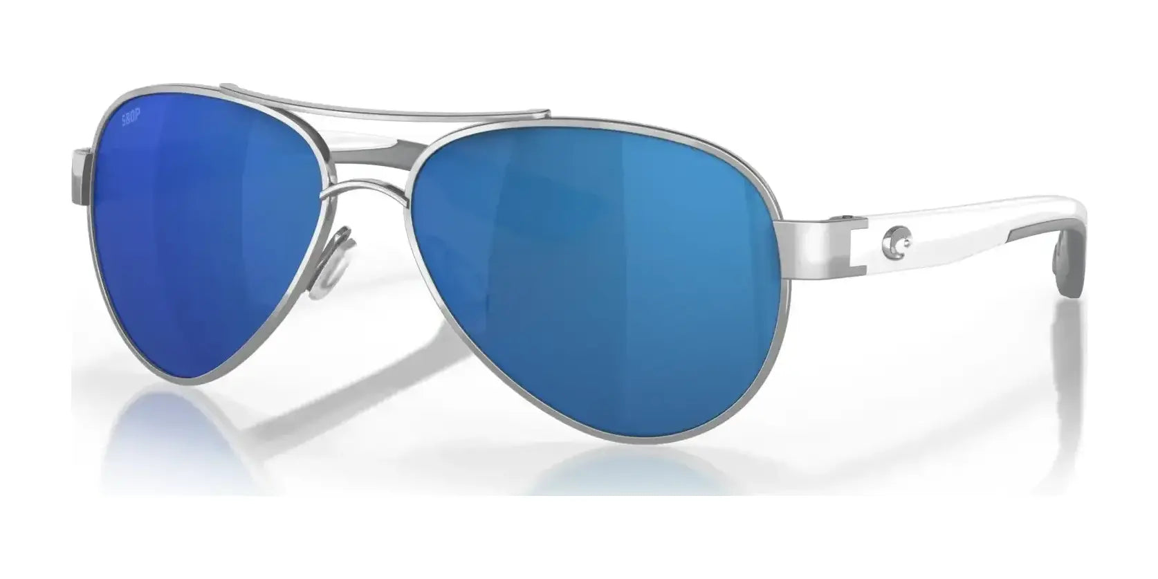 Costa LORETO 6S4006 Sunglasses Palladium / Blue Mirror (Polarized)