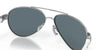 Costa LORETO 6S4006 Sunglasses | Size 56 / Palladium / Blue Mirror (Polarized) (3P 12.6%) №400605