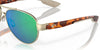 Costa LORETO 6S4006 Sunglasses | Size 56 / Palladium / Blue Mirror (Polarized) (3P 12.6%) №400605