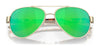 Costa LORETO 6S4006 Sunglasses | Size 56 / Palladium / Blue Mirror (Polarized) (3P 12.6%) №400605