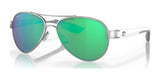 Costa LORETO 6S4006 Sunglasses Palladium / Green Mirror (Polarized)