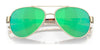 Costa LORETO 6S4006 Sunglasses | Size 56 / Palladium / Blue Mirror (Polarized) (3P 12.6%) №400605
