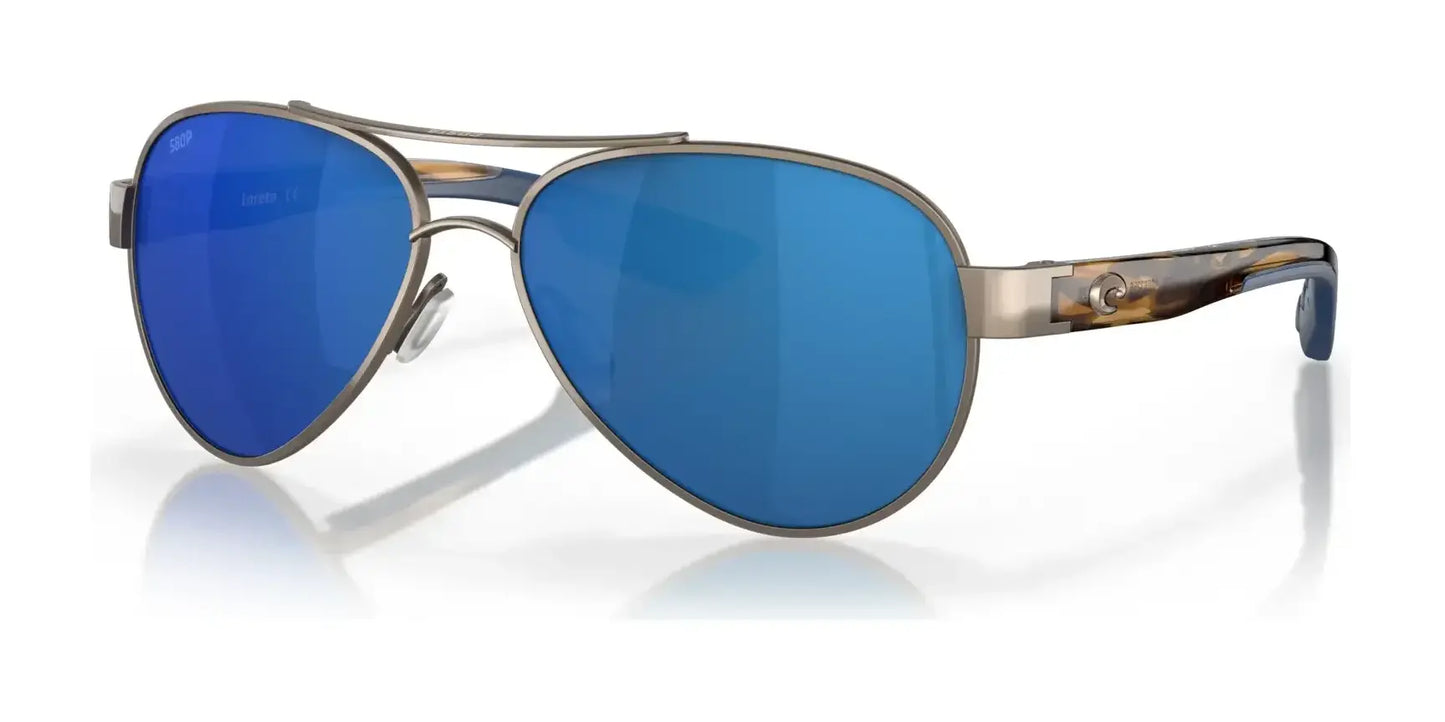 Costa LORETO 6S4006 Sunglasses Golden Pearl / Blue Mirror
