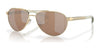 Costa FERNANDINA 6S4007 Sunglasses | Size 57 / Shiny Gold / Copper Silver Mirror (Polarized) (3P 12%) №400701