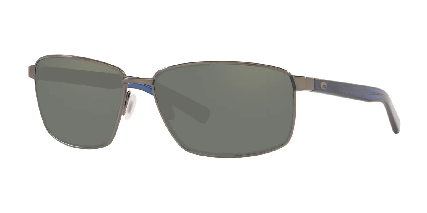 Costa PONCE 6S4008 Sunglasses Brushed Gunmetal / Gray