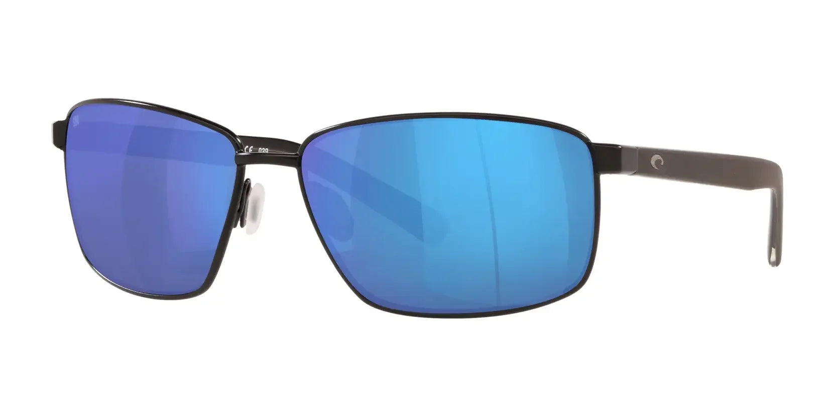 Costa PONCE 6S4008 Sunglasses Matte Black / Blue Mirror