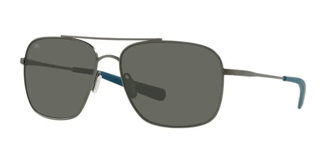 Costa CANAVERAL 6S6002 Sunglasses Brushed Gray / Gray (Polarized)