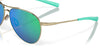Costa PIPER 6S6003 Sunglasses | Size 58 / Shiny Gold / Green Mirror (Polarized) (3P 11.4%) №600305