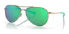 Costa PIPER 6S6003 Sunglasses | Size 58 / Shiny Gold / Green Mirror (Polarized) (3P 10%) №600311