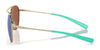 Costa PIPER 6S6003 Sunglasses | Size 58 / Shiny Gold / Green Mirror (Polarized) (3P 11.4%) №600305