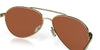 Costa PIPER 6S6003 Sunglasses | Size 58 / Shiny Gold / Green Mirror (Polarized) (3P 11.4%) №600305
