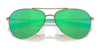 Costa PIPER 6S6003 Sunglasses | Size 58 / Shiny Gold / Green Mirror (Polarized) (3P 11.4%) №600305