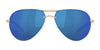 Costa HELO 6S6006 Sunglasses | Size 61 / Matte Champagne / Blue Mirror (Polarized) (3P 12.6%) №600608