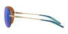 Costa HELO 6S6006 Sunglasses | Size 61 / Matte Champagne / Blue Mirror (Polarized) (3P 12.6%) №600608