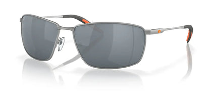 Costa TURRET 6S6009 Sunglasses Matte Silver / Gray Silver Mirror