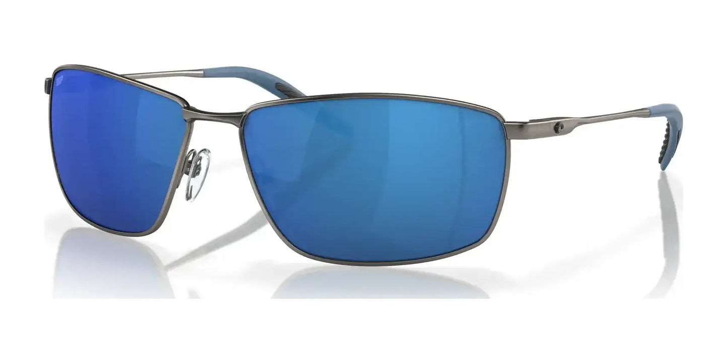 Costa TURRET 6S6009 Sunglasses Matte Dark Gunmetal / Blue Mirror