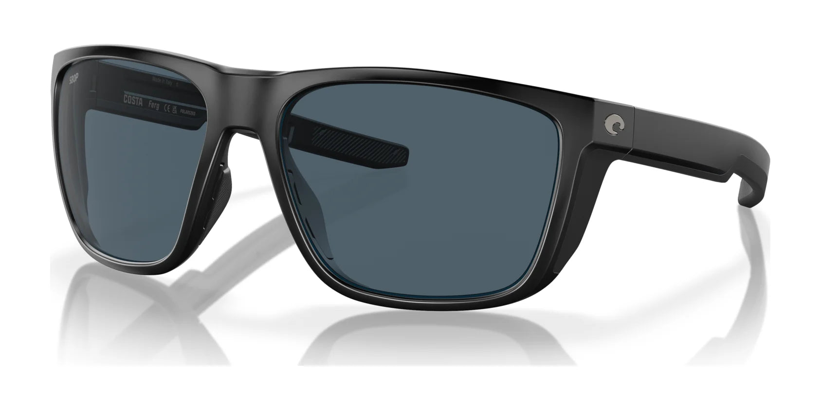 Costa FERG 6S9002 Sunglasses Matte Black / Gray (Polarized)