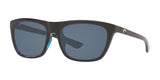 Costa CHEECA 6S9005 Sunglasses Shiny Black / Gray (Polarized)