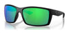 Costa REEFTON 6S9007 Sunglasses | Size 64 / Blackout / Green Mirror (Polarized) (3P 11.4%) №900707