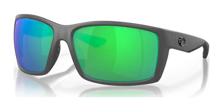 Costa REEFTON 6S9007 Sunglasses Matte Gray / Green Mirror (Polarized)