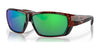 Costa TUNA ALLEY 6S9009 Sunglasses | Size 62 / Tortoise / Green Mirror (Polarized) (3P 11.4%) №900908