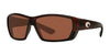 Costa TUNA ALLEY OMNIFIT 6S9009F Sunglasses | Size 63 / Tortoise №900901 / Copper (Polarized) (3P 13.8%)