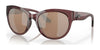 Costa MAYA 6S9011 Sunglasses | Size 55 / Shiny Urchin Crystal / Copper Silver Mirror (Polarized) (3P 12%) №901104