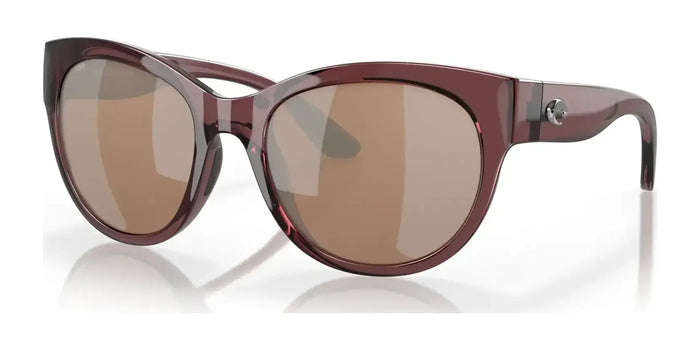 Costa MAYA 6S9011 Sunglasses | Size 55 / Shiny Urchin Crystal / Copper Silver Mirror (Polarized) (3P 12%) №901104