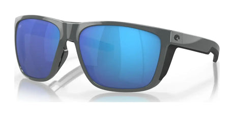 Costa FERG XL 6S9012 Sunglasses Shiny Gray / Blue Mirror (Polarized)