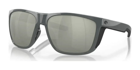 Costa FERG XL 6S9012 Sunglasses Shiny Gray / Gray Silver Mirror (Polarized)