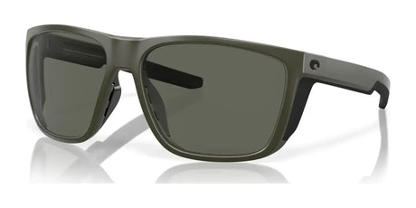 Costa FERG XL 6S9012 Sunglasses Matte Olive / Gray (Polarized)