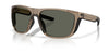 Costa FERG XL 6S9012 Sunglasses | Size 62 / Matte Brown Smoke / Gray (Polarized) (3P 10%) №901219