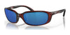 Costa BRINE 6S9017 Sunglasses | Size 59 / Tortoise / Blue Mirror (Polarized) (3P 12.6%) №901705