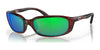 Costa BRINE 6S9017 Sunglasses | Size 59 / Tortoise / Green Mirror (Polarized) (3P 11.4%) №901706