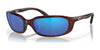 Costa BRINE 6S9017 Sunglasses | Size 59 / Tortoise / Blue Mirror (Polarized) (3P 10%) №901710