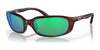 Costa BRINE 6S9017 Sunglasses | Size 59 / Tortoise / Green Mirror (Polarized) (3P 10%) №901712