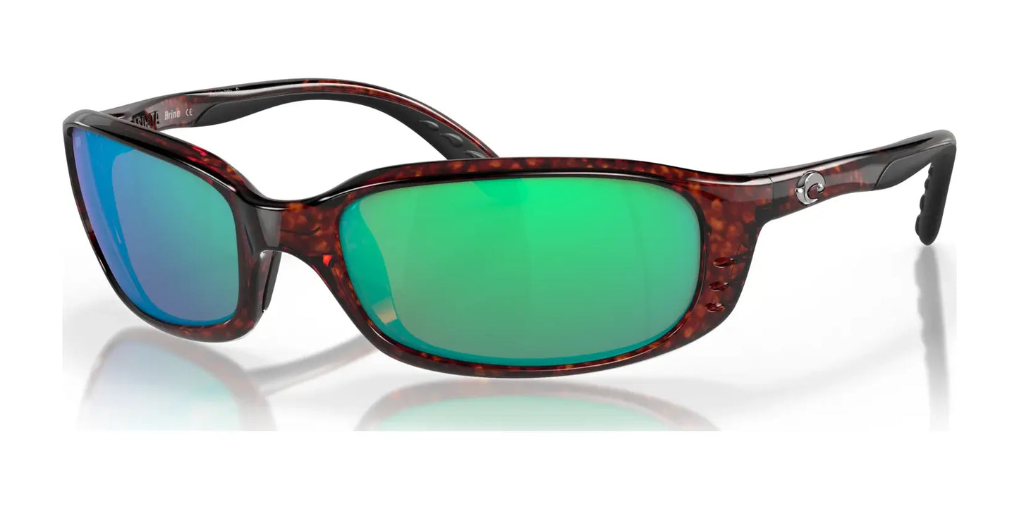 Costa BRINE 6S9017 Sunglasses Tortoise / Green Mirror