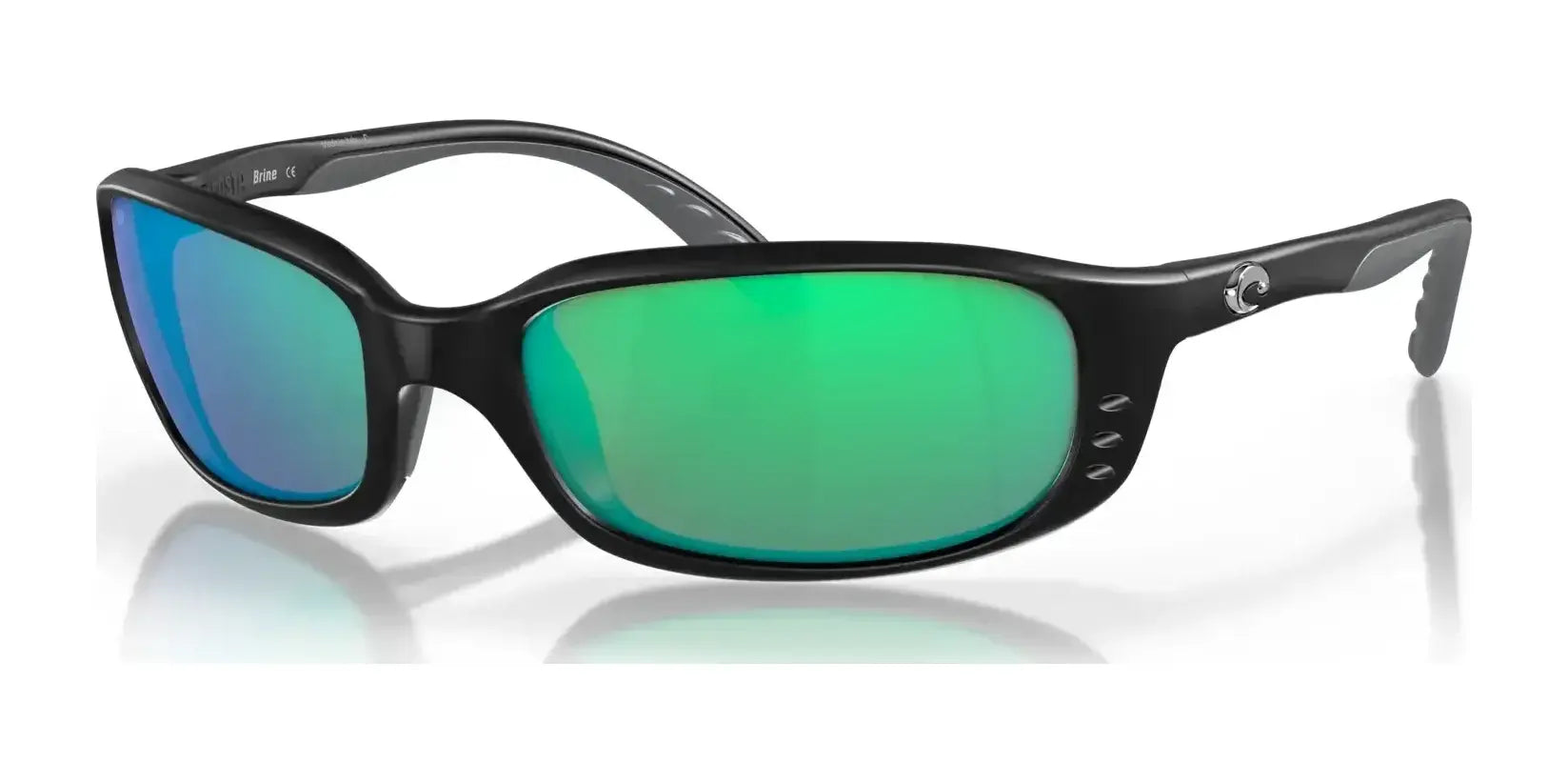 Costa BRINE 6S9017 Sunglasses Matte Black / Green Mirror