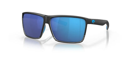 Costa RINCON 6S9018 Sunglasses Matte Smoke Crystal Fade / Blue Mirror