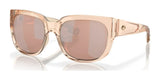 Costa WATERWOMAN 6S9019 Sunglasses Shiny Blonde Crystal / Copper Silver Mirror (Polarized)