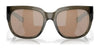 Costa WATERWOMAN 6S9019 Sunglasses | Size 55 / Shiny Blonde Crystal / Copper Silver Mirror (Polarized) (3P 11.8%) №901911