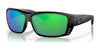 Costa CAT CAY 6S9024 Sunglasses | Size 61 / Blackout / Green Mirror (Polarized) (3P 11.4%) №902406