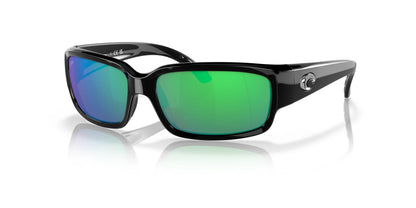 Costa CABALLITO 6S9025 Sunglasses Shiny Black / Green Mirror