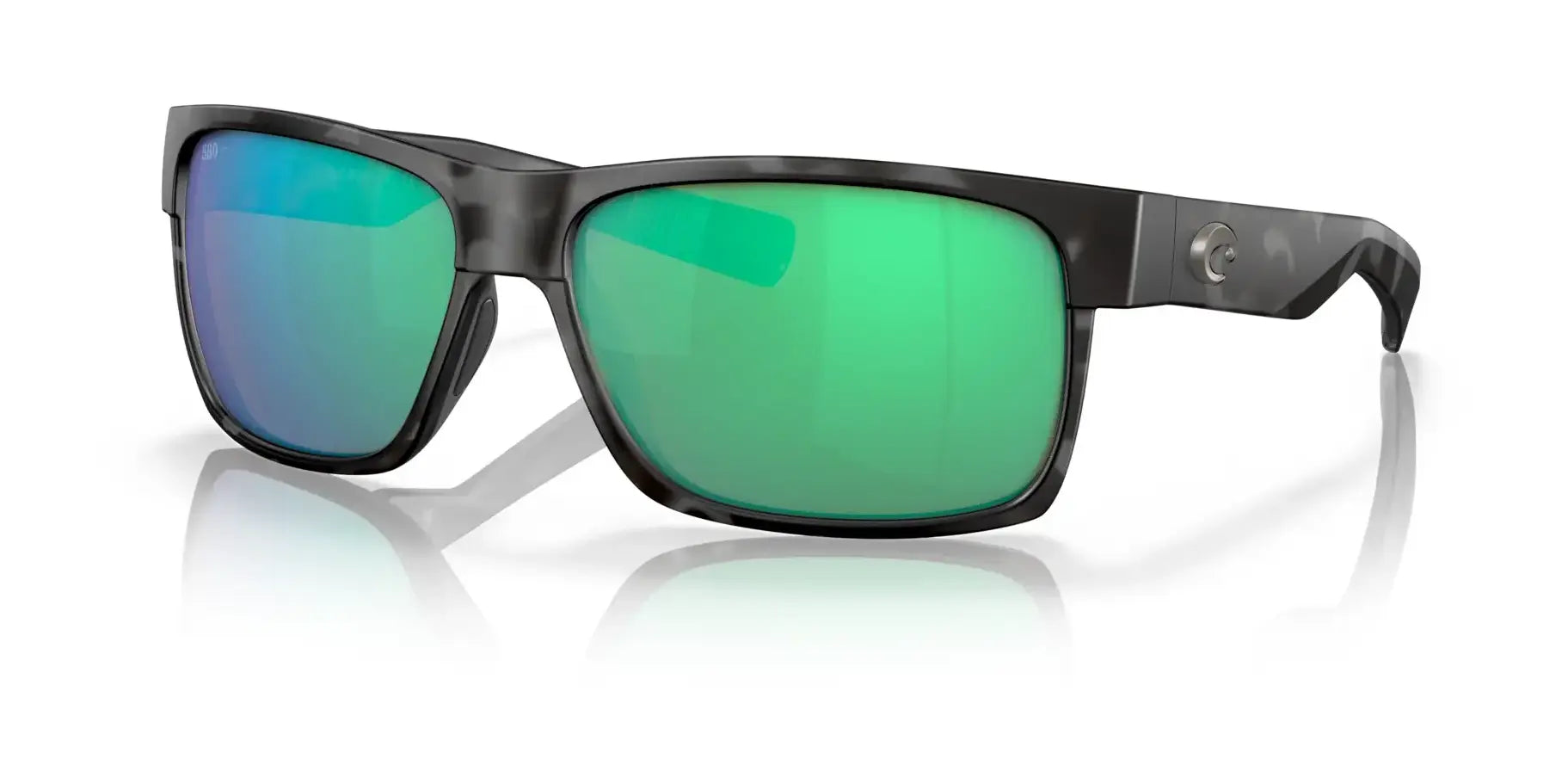 Costa HALF MOON 6S9026 Sunglasses Tiger Shark / Green Mirror