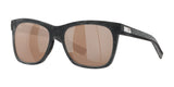 Costa CALDERA 6S9028 Sunglasses Net Gray With Gray Rubber / Copper Silver Mirror (Polarized)
