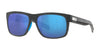 Costa BAFFIN 6S9030 Sunglasses | Size 58 / Net Gray With Blue Rubber / Blue Mirror (Polarized) (3P 10%) №903001