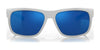 Costa BAFFIN 6S9030 Sunglasses | Size 58 / Net Gray With Blue Rubber / Blue Mirror (Polarized) (3P 10%) №903001