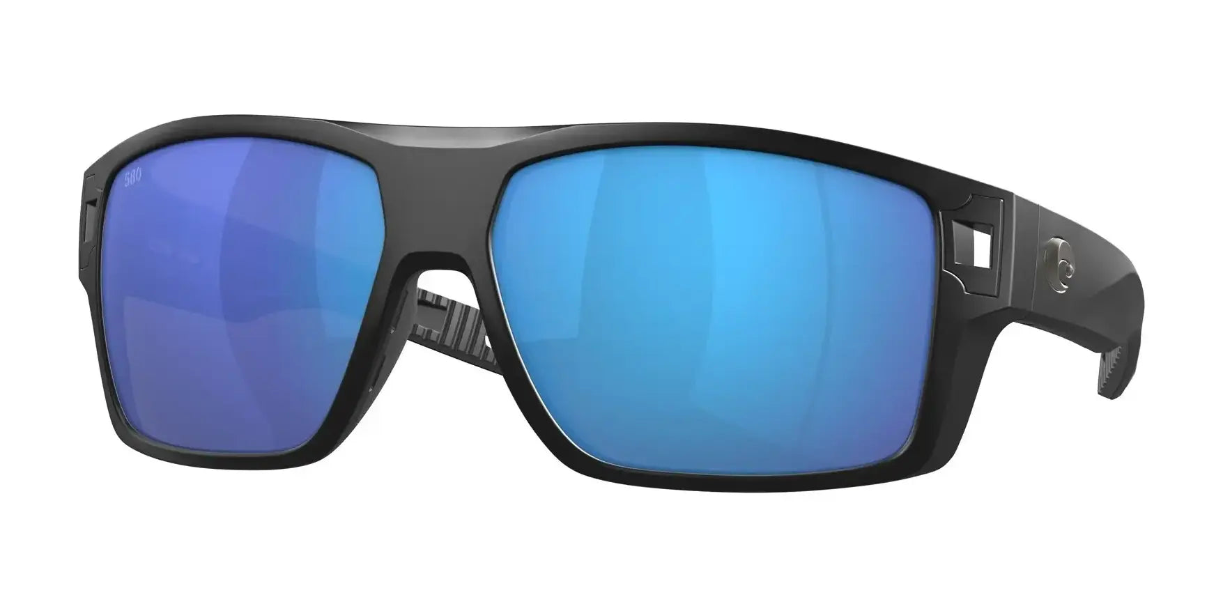 Costa DIEGO 6S9034 Sunglasses Matte Black / Blue Mirror