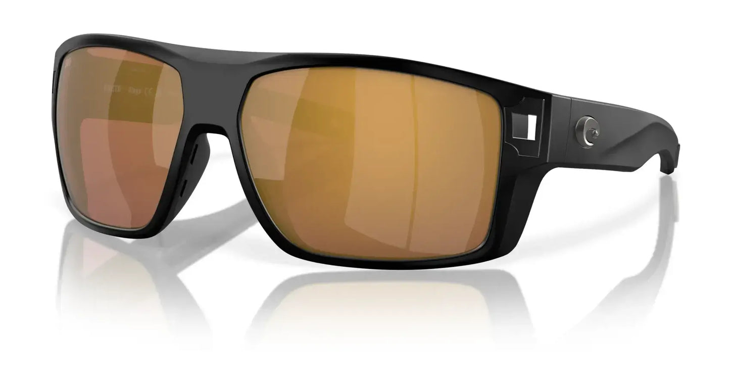 Costa DIEGO 6S9034 Sunglasses Matte Black / Gold Mirror