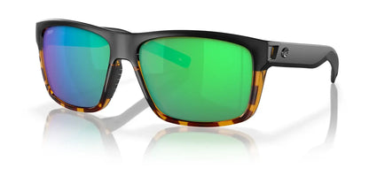 Costa SLACK TIDE 6S9035 Sunglasses Black / Shiny Tortoise / Green Mirror
